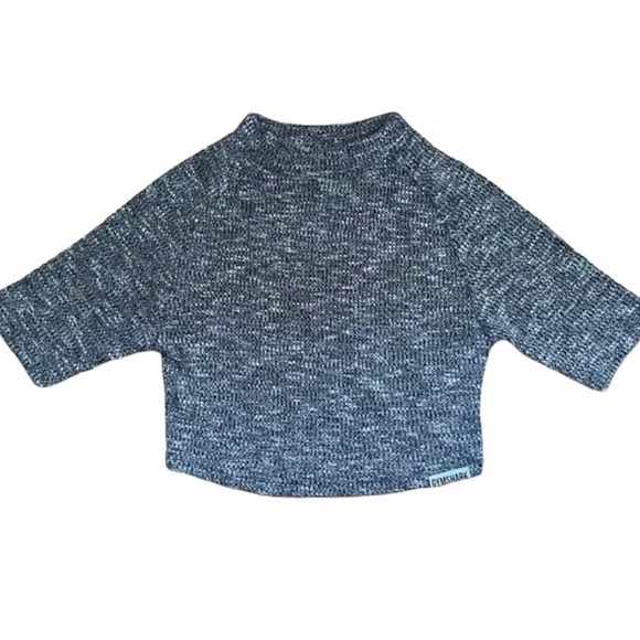 Gymshark Gray Ribbed Crop Top - Picture 4 of 4